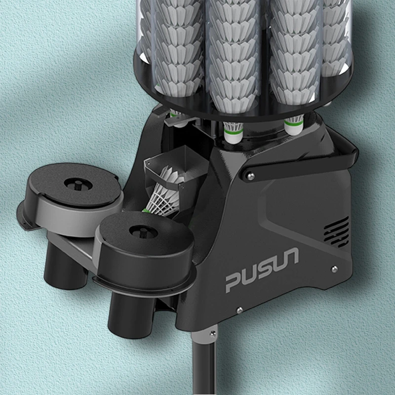 

Automatic Badminton Practice Machine with Multi Shuttle Feeder for Professional Smash and Serve Training