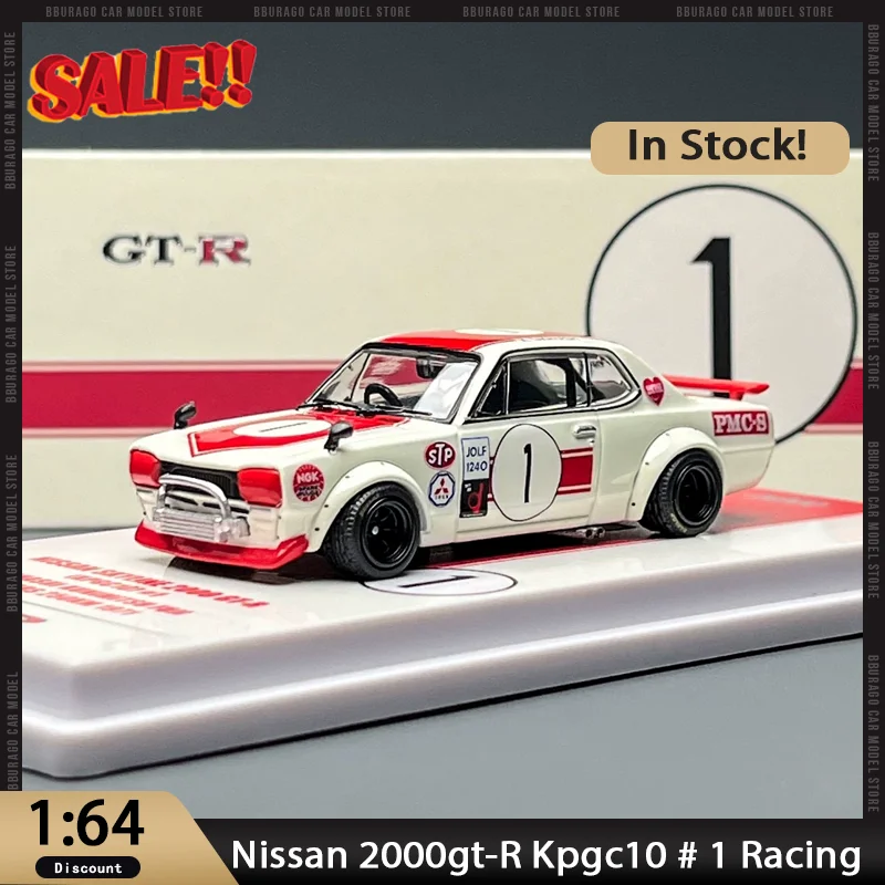 

Новый в наличии Inno 1:64 Nissan 2000gt-R Kpgc10 # 1, гоночный автомобиль из сплава, миниатюрные литые под давлением Nissan, украшения, игрушки на заказ, детский подарок