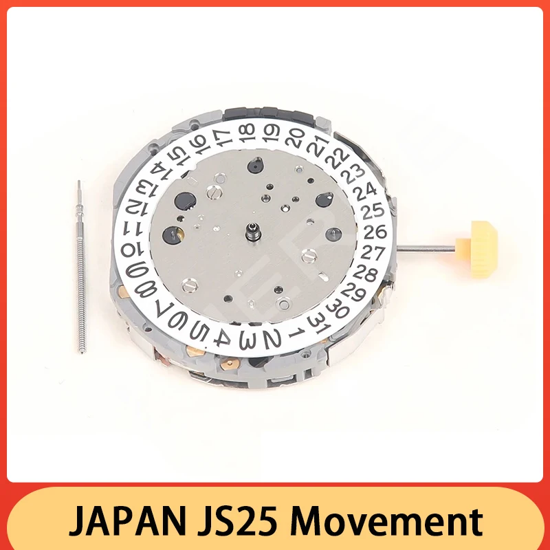 Japan Imported JS25 Movement 3 O'clock 6 Hands 3.6.9 Small Second New Quartz Movement Watch Repair Movement Parts With Battery