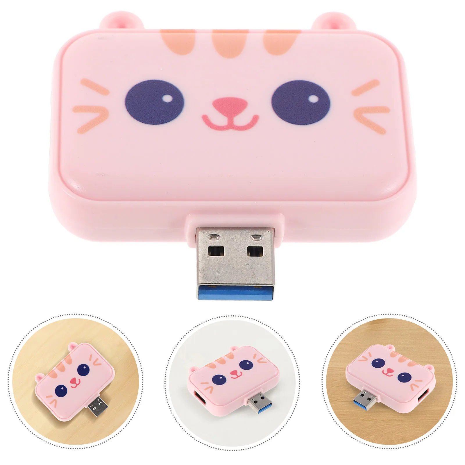 

USB C Expansion Hub Multi Ports Adapter Laptop Computer Accessories High Speed Data Transfer Portable Durable Hot Swappable USB