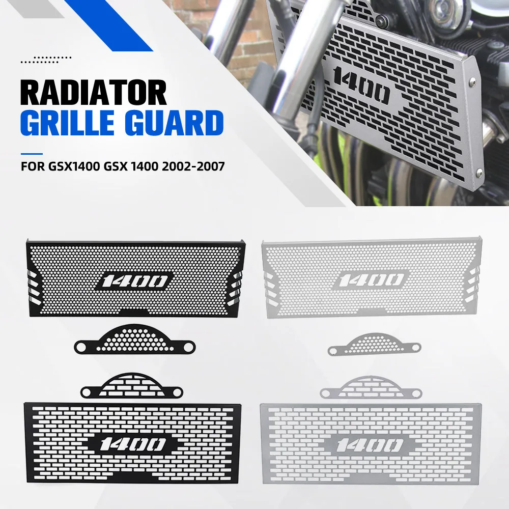 

FOR SUZUKI GSX 1400 2002 -2005 2006 2007 Radiator Protective Grill Cover Guards GSX1400 Cooler Grille Cover Protecter GSX-1400