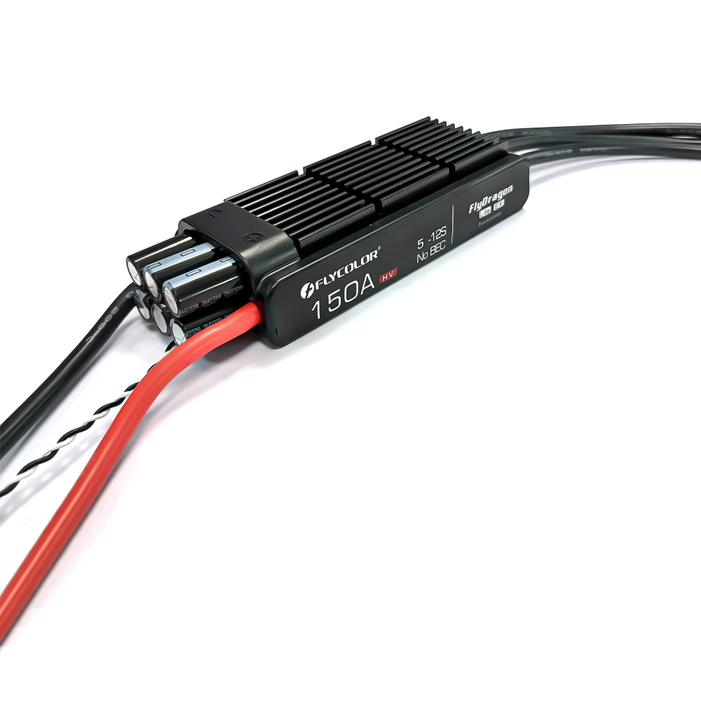 Flycolor FlyDragon 150A 5-12S Brushless ESC Speed Controller for RC Helicopter Aircraft EDF Motor