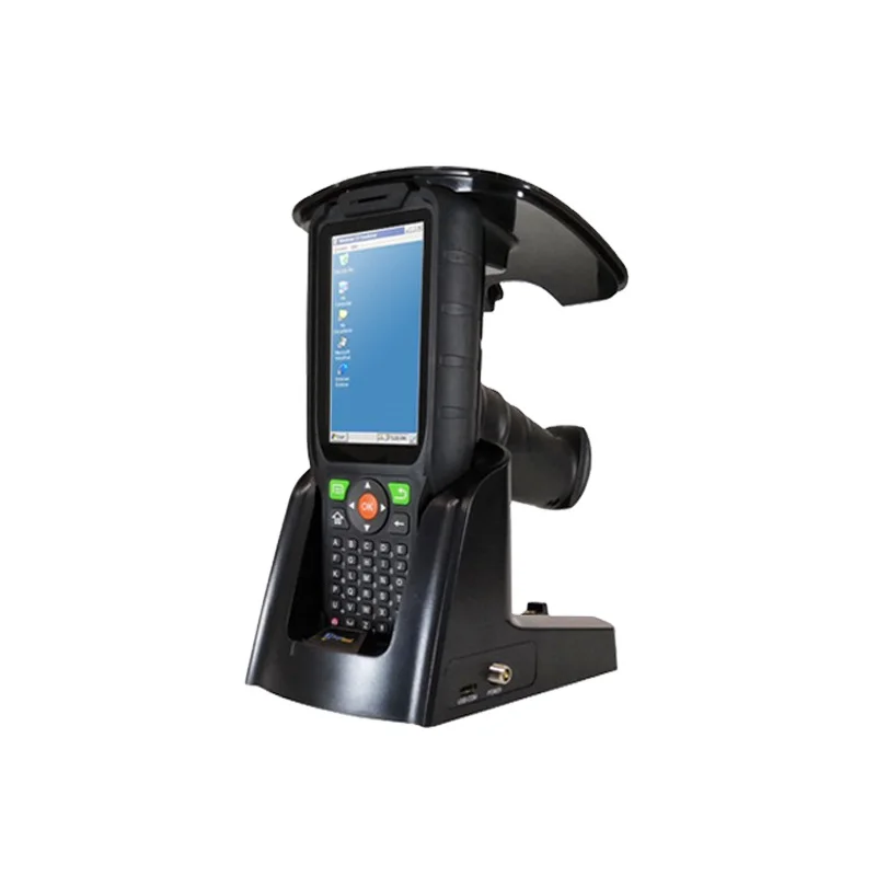 

Hopeland rugged handheld terminal pda Impinj R2000 chip industrial rfid reader long range handheld windows pda barcode scanner