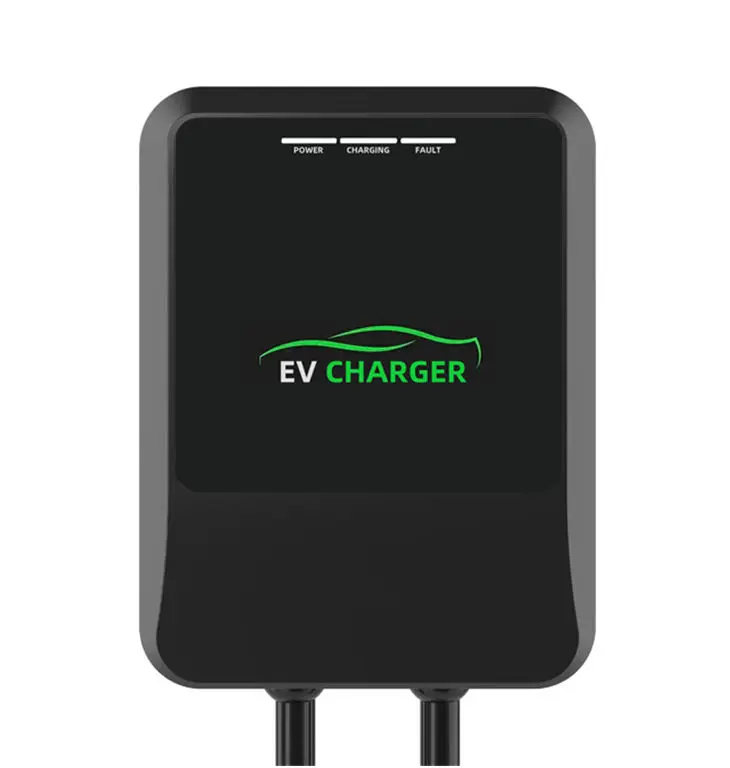 Type 2 APP 7 KW Electric Car Charger Ev Charger Wallbox Loading Balance 4G OCPP1.6 Without Screen