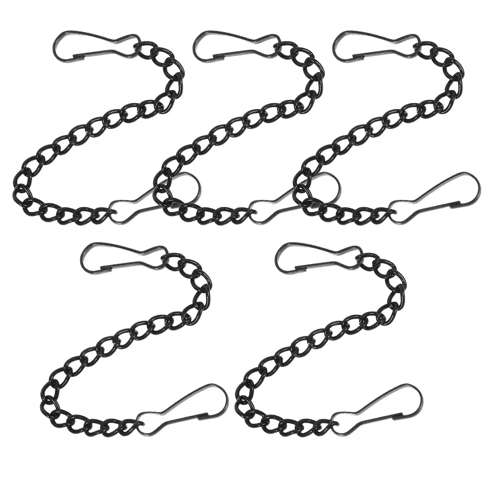 6Pcs Door Sign Hanging Chains Iron Metal Chains for Glass Windows Picture Frames Fire Safety Signs Indoor Outdoor Use Elegant