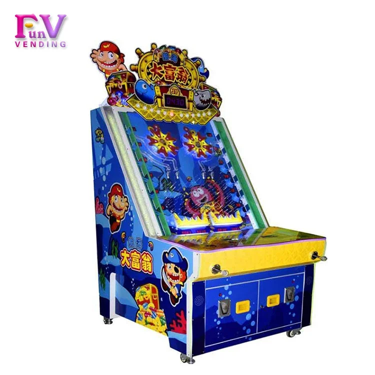 Indoor coin operated arcade Treasure Hunt JP ticket lottery game machine amusement for sale