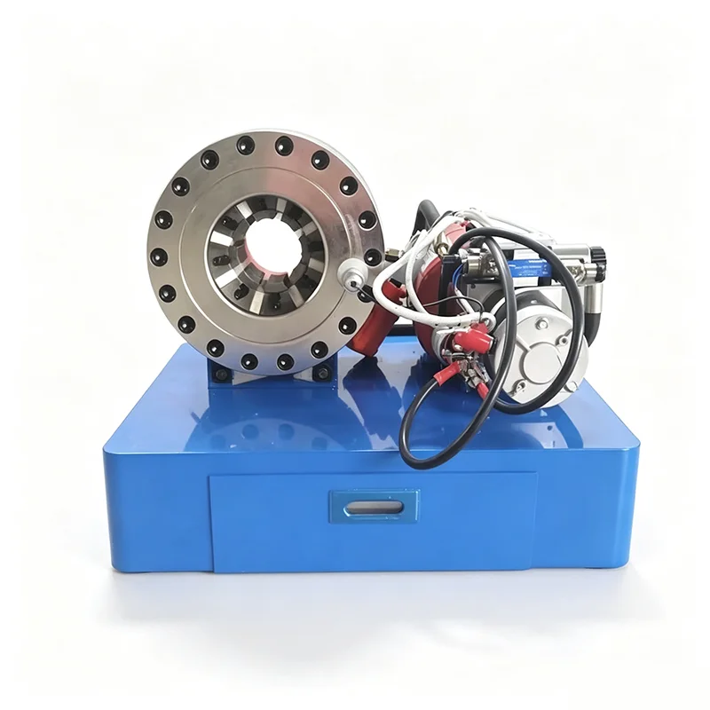 Customized 12V 24V Dc Electric Mobile Van Hydraulic Rubber Hose Press Machine High Pressure Industrial Hose Crimping Machine