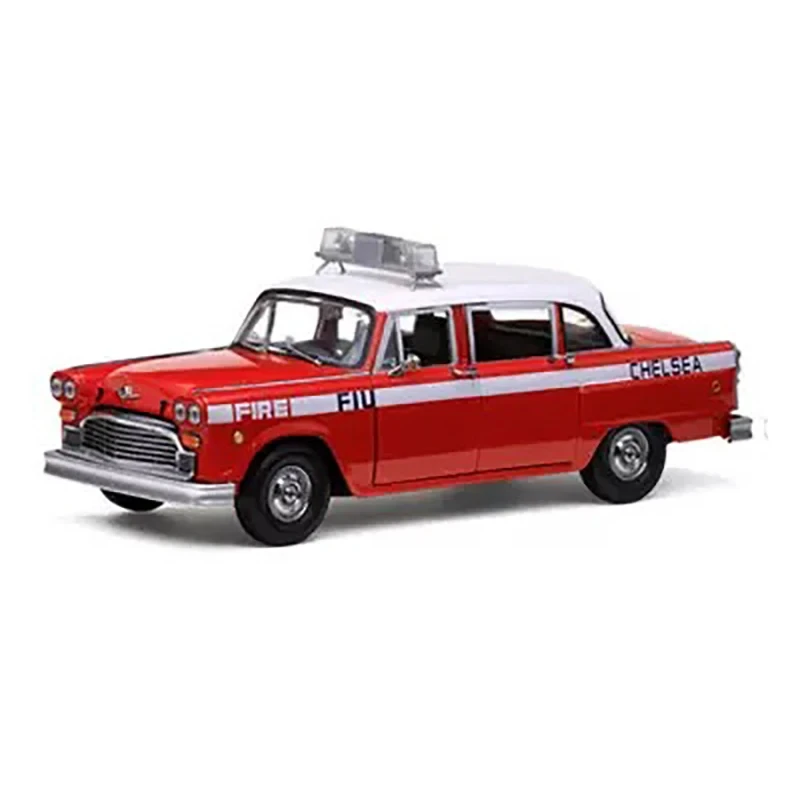 1:18 Scale 1981 A11 New York Taxi Retro Car Model Metal Diecast Alloy Toy Vehicle Decoration Gifts Collection Display Fans