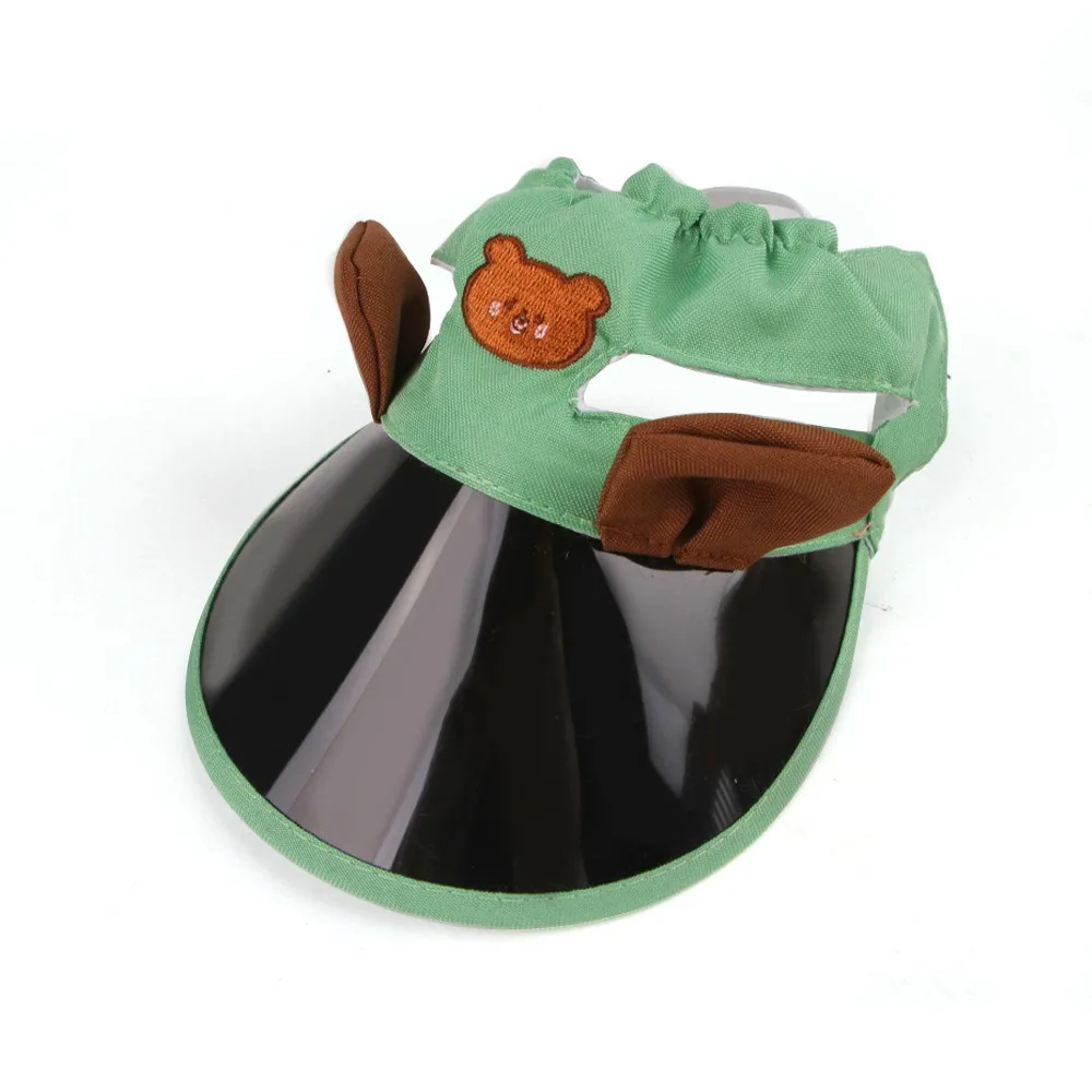 

Pet Outdoor Supplies With Ear Holes Dog Sunscreen Hat Cute Adjustable Dog Fisherman Hat Colorful Pet Summer Cap Guinea Pig
