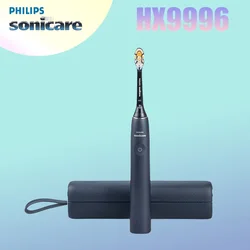 Philips-Brosse à dents électrique sonique macicare HX9996, accessoires pour adulte, tête de rechange, bleu marine, rose, champagne