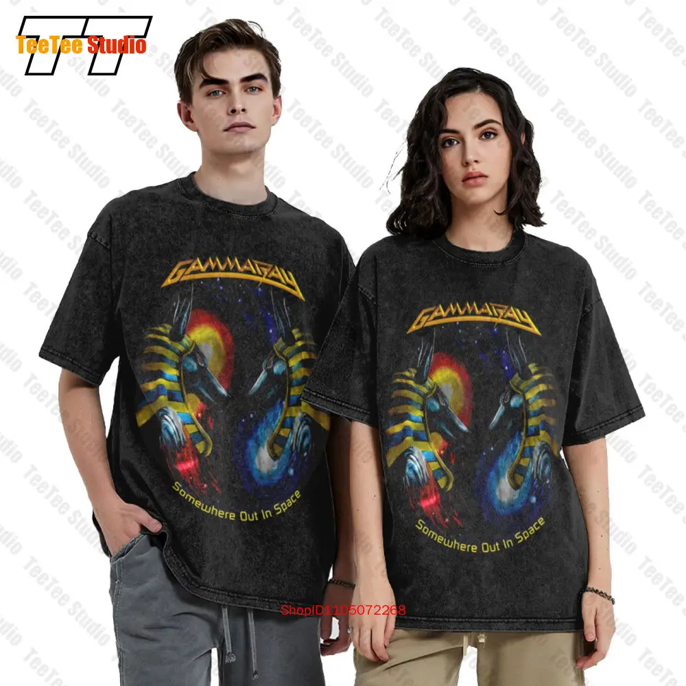 تي شيرت جديد D T G Vintage كبير الحجم Gamma Ray في مكان ما في الفضاء TCFF