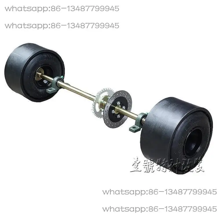 Modified drift three wheel four-wheel go-kart accessories suspension rear axle rear axle 5 inch drift tires