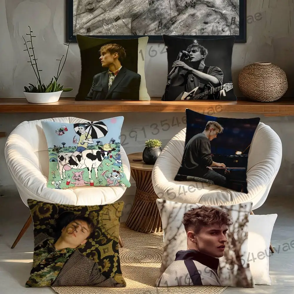 S-Sam Singer Fender Pillow Case Pillowcase, Double-sided Printed, Sofa Cushion, Bedroom Headboard Pillow