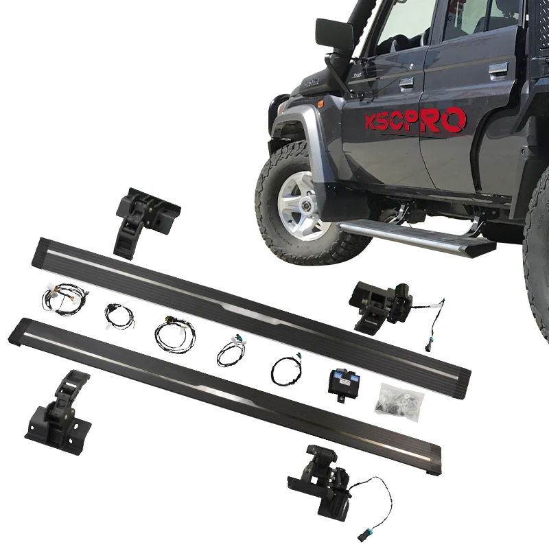 

KSCPRO Full Automatic Electric Side Step Power Running Boards for Toyota Land Cruiser LC79