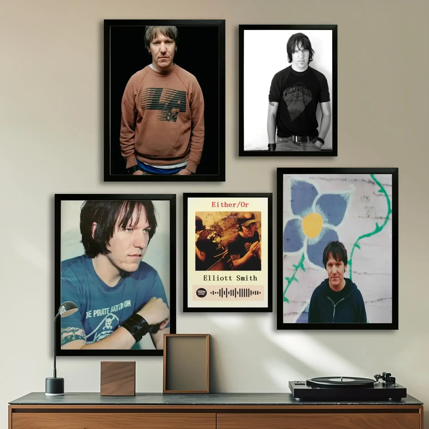 elliott smith Singer Canvas Art Poster and Wall Art, Picture Print, Modern Family Bedroom Decor, Posters,Decorative painting