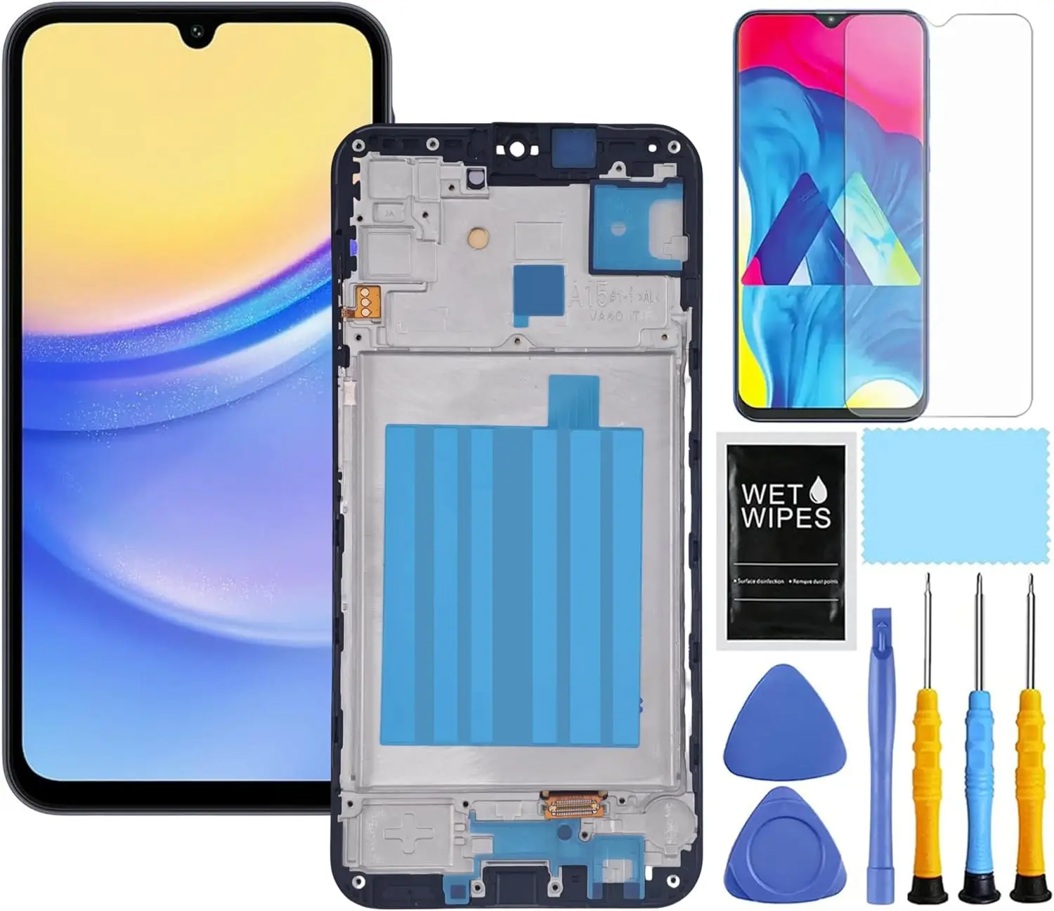 

Замена экрана для A15 5G с комплектом рамки для A15 4G/5G A156u A156m