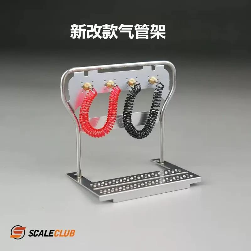 RC 1/14 Scaleclub Modell-Drag-Mud-Upgrade Metall-Gasrohrgestell für Tamiya Hydraulikbagger Lader Muldenkipper DIY-Teile – Detail 1