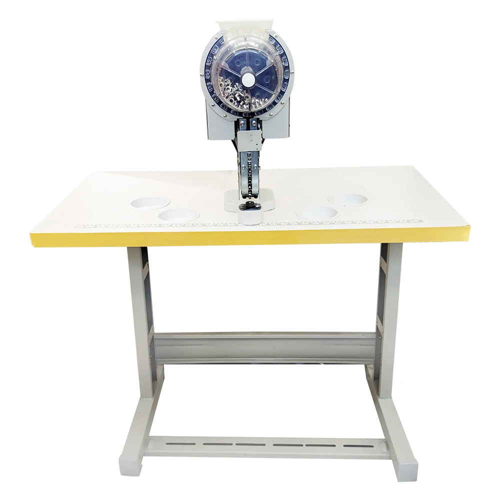 Semiauto Grommet Machine Automatic Eyelet Puncher Hole Punching Equipment for Advertising Paper Tarpaulin Tags