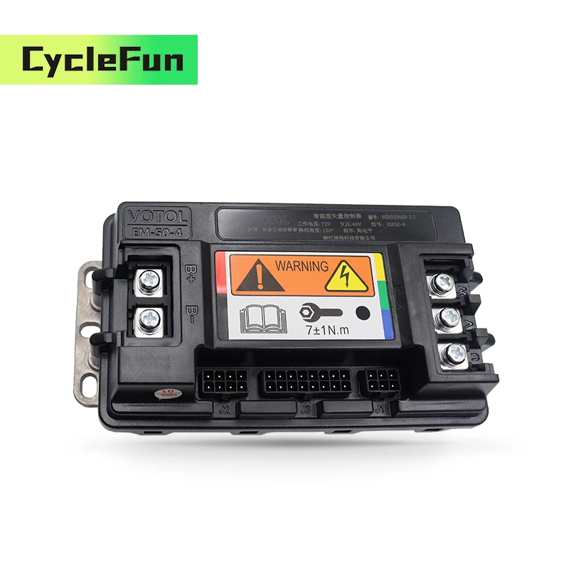 VOTOL EM50-4 وحدة تحكم بدون فرش 800 واط-2KW 80A تيار مستمر FOC موجة جيبية لمحور منتصف محرك المحرك دراجات نارية كهربائية سكوتر الملحقات #4