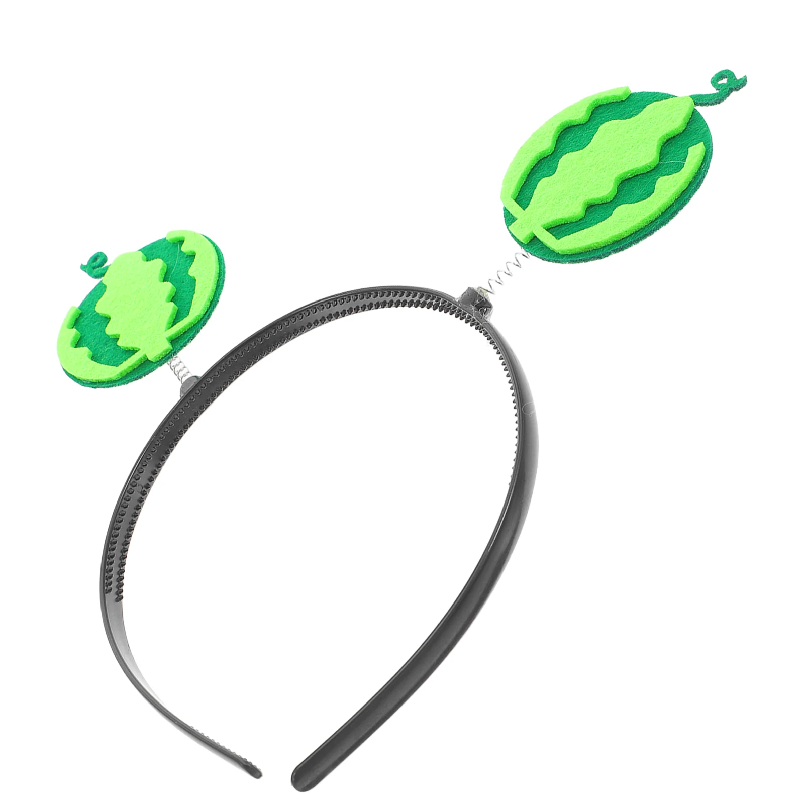 

Watermelon Headband Fruit Headdress Hair Accessories Green Cosplay Party Favors Child Comfortable Material Vivid Design Photo