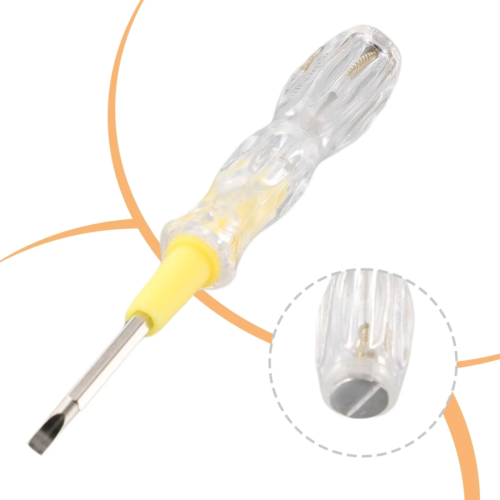 Электрические тестеры, тестер, ручка, измерительный инструмент, шлицевая отвертка с двойной головкой, тестер, ручка 100-500 В, светодиодный электрический тест