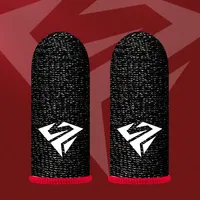 2x Mobile Game Fingertip Gloves Gamer Sweatproof Anti-slip Touch Screen Finger Sleeve Breathable Gaming Finger Cover Sweat-proof