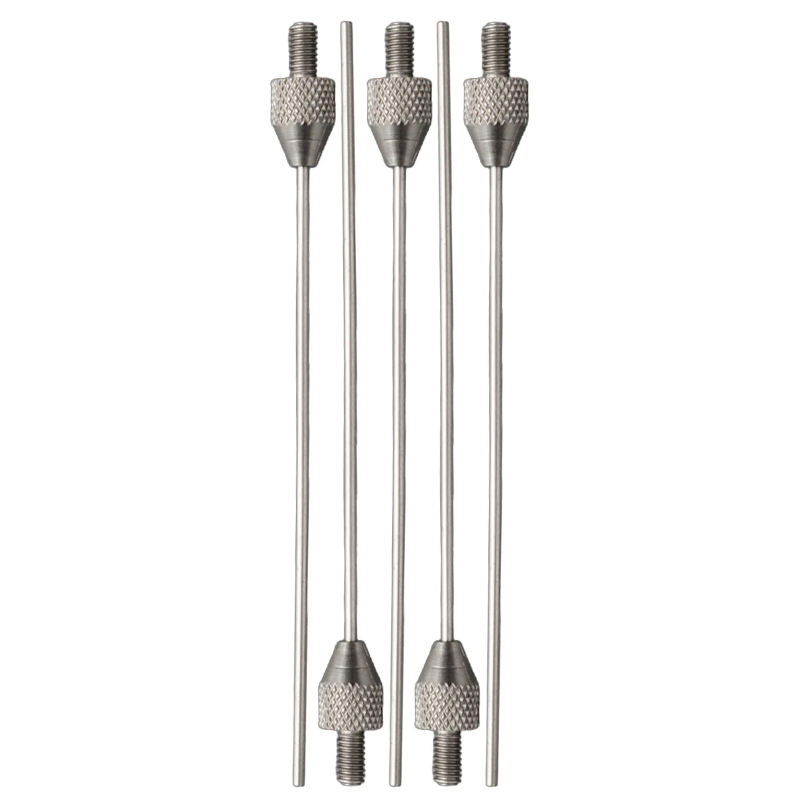 Accurate Depth Measurement 5Pcs Needle Contact Points for Dial Indicator  1mm Diameter  50mm Effective Length  M2 5 Thread Shank