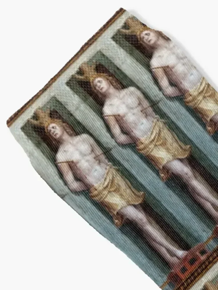 Saint Sebastian Socks men cotton high quality custom Socks Women Men's