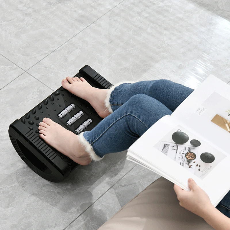 Office Footrest Footstool Workstation Footrest Anti-warping Legs Foot Massage Artifact Under The Table Space Saving Furniture