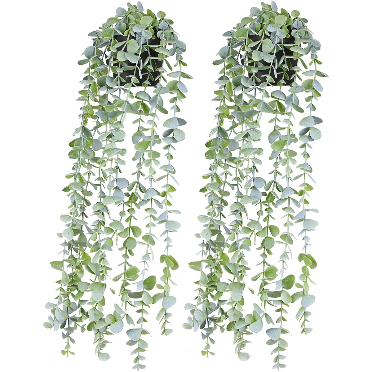 Artificial Ivy Hanging Eucalyptus Vine Plastic Plants Home Room Table Outdoor Garden Door Wall Wedding Party DIY Gifs Box Decora view 2
