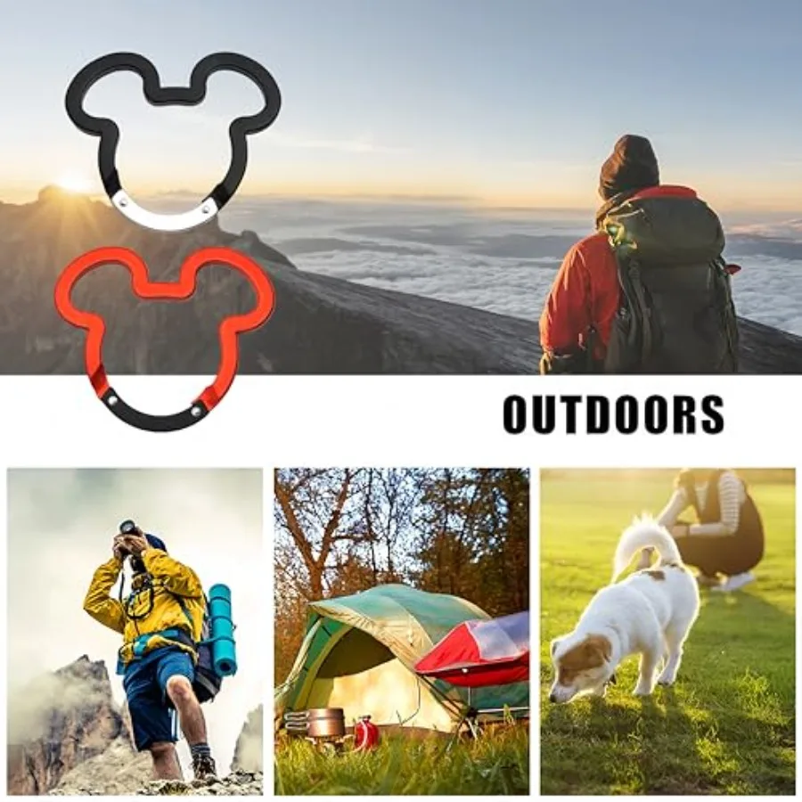 الألومنيوم ماوس Ea حلقة حلقة تسلق كليب 3 ih لطيف ماوس الربيع تحميل بوابة صغيرة المفاتيح حلقة تسلق مجموعة مشابك التخييم في الهواء الطلق صغيرة #5