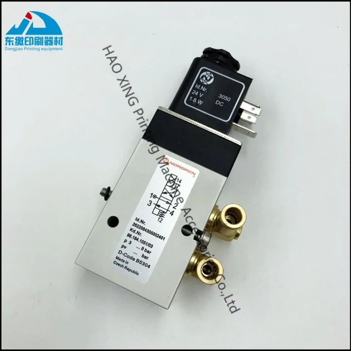 

98.184.1051/03 Solenoid Valve for Heidelberg Printing Machinery Parts Solenoid Valve Offset Printing Machinery Spare Parts