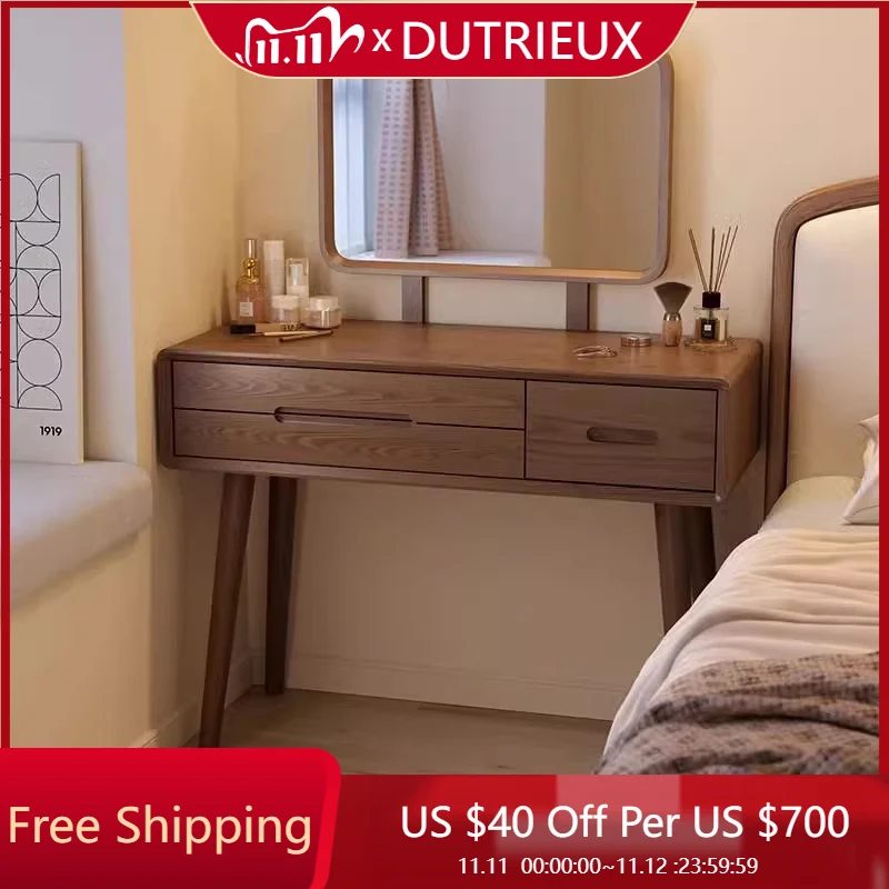 

Винтажный туалетный столик для гостиной, зеркало для макияжа, ящики, туалетный столик для хранения, роскошная мебель Penteadeira Lounge Suite