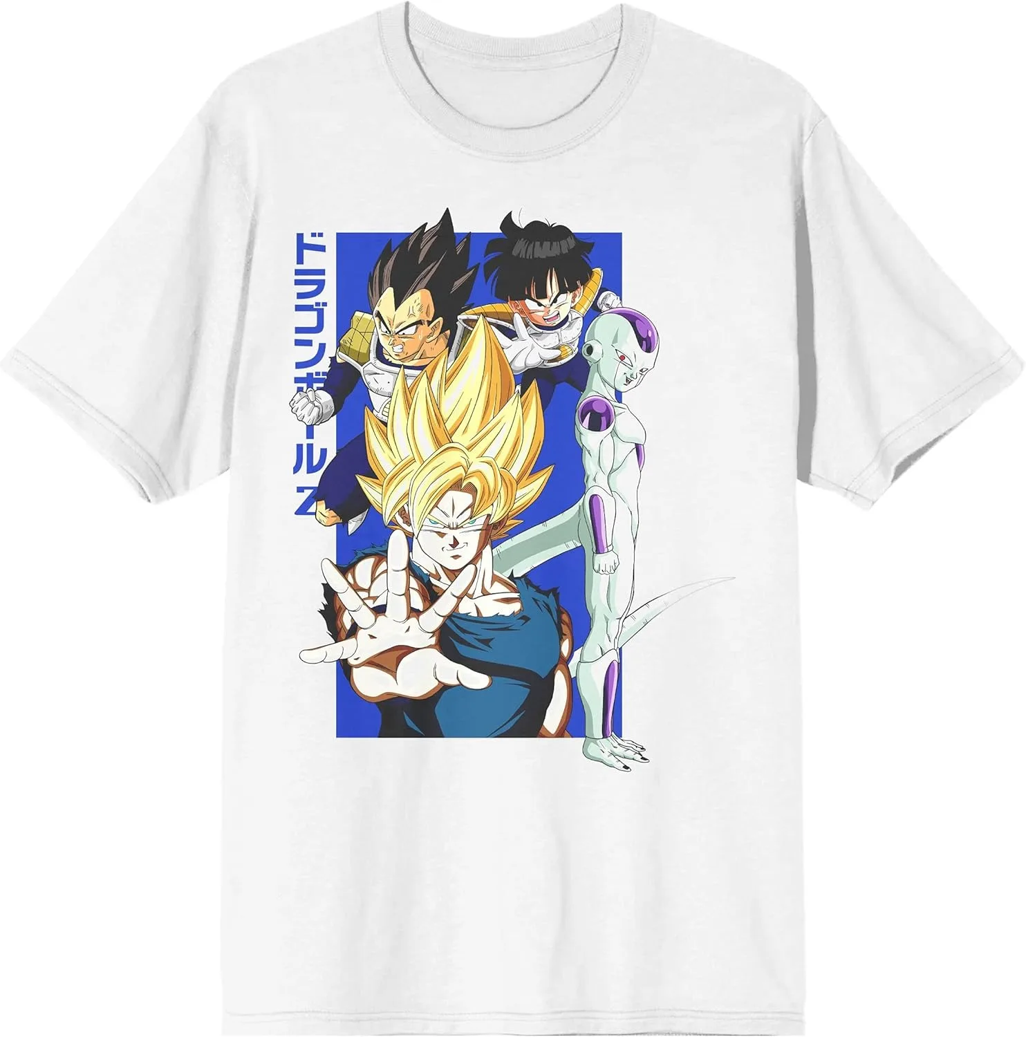 Camiseta de Verano 2026 de Dragon Ball 100% Algodón para Hombre, Estampado de la Saga Namek, Super Saiyan Goku, Frieza, Vegeta, Unisex y Combinable para Familia