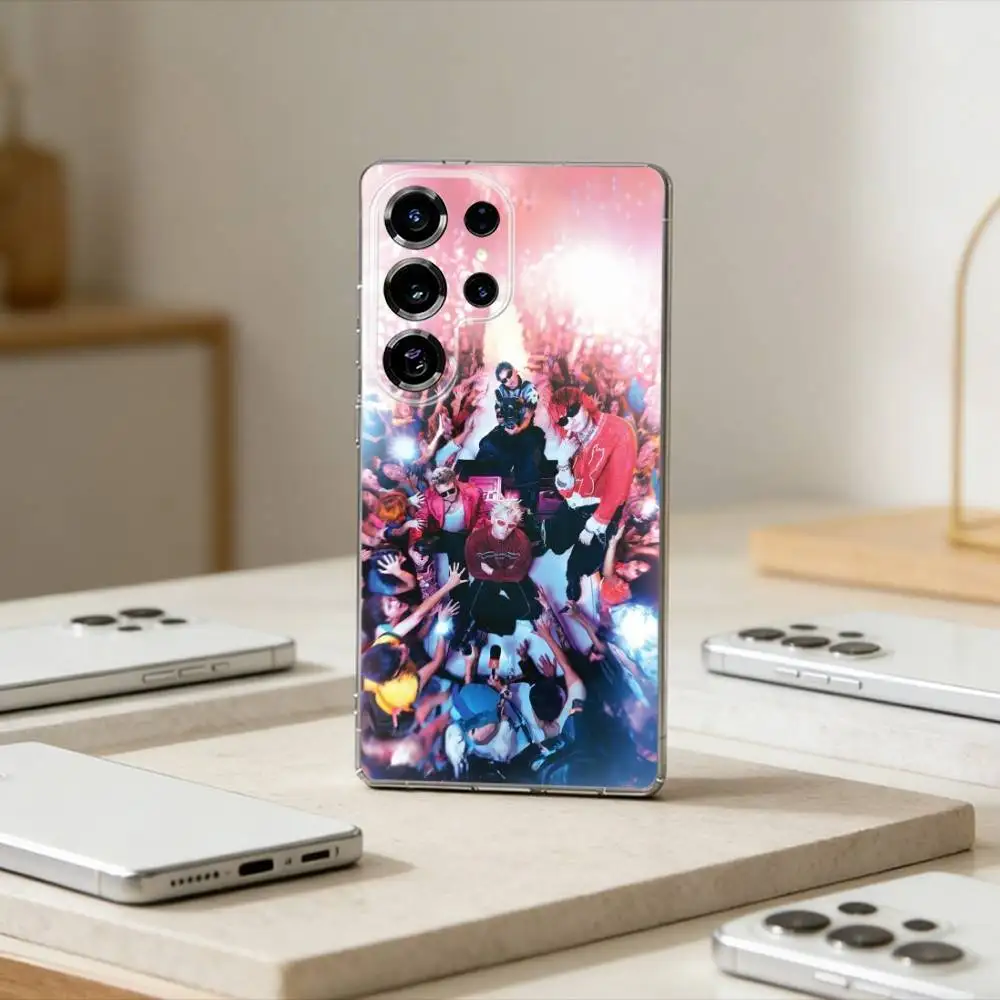 

5 Seconds of S-Summers 5SOS Phone Case For Samsung S25,S24,S21,S22,S23,S30,Ultra,S20,Plus,Fe,Note,10,9,5G Transparent Cover