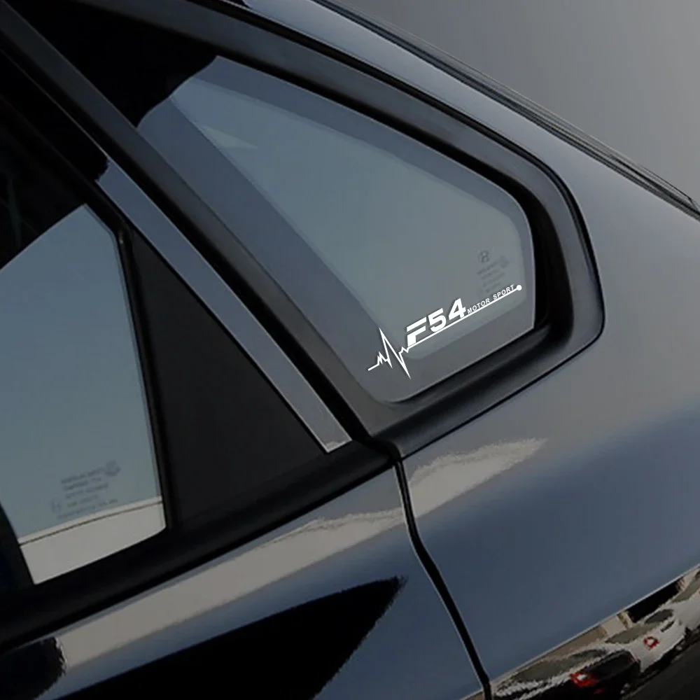 2Pcs Car Side Window Stickers For MINI John Cooper S JCW R55 R56 R60 R61 F54 F56 F55 F57 F60 Lightning Auto Tuning Accessories