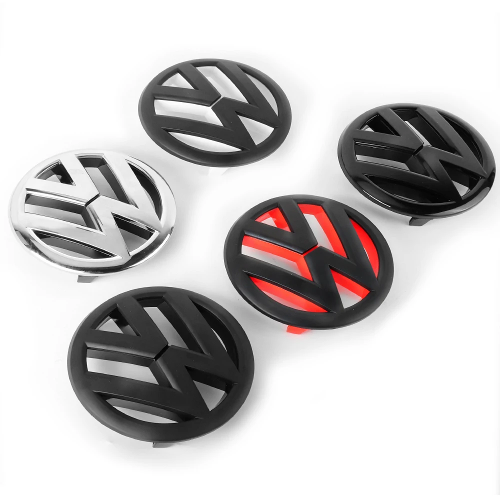 Auto Styling Front Grille and Trunk Emblem Sticker Decorative Cover For Volkswagen VW Golf 6 MK6 2010 2011 2012 2013 Tigo Caddy