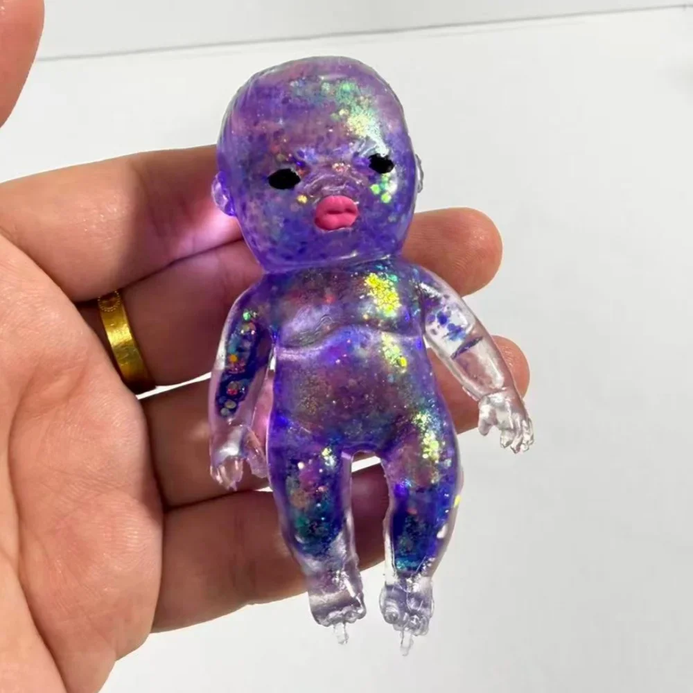 Squishy Maltose-Zucker-Baby-Quetschspielzeug, Kawaii Baby, dehnbares, langsam aufsteigendes Fidget-Spielzeug für Erwachsene, Stress- und Angstlinderung, Geschenke – Detail 1