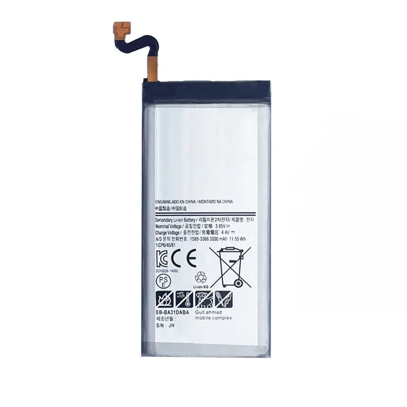 High Capacity 3000mAh 3.8V Battery For Samsung Galaxy Feel SC-04J Model EB-BA31DABA Smartphone Replacement Battery