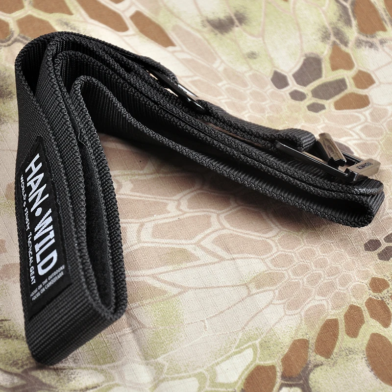 HAN WILD Cinturón Táctico Nylon Lona para Hombre Exterior