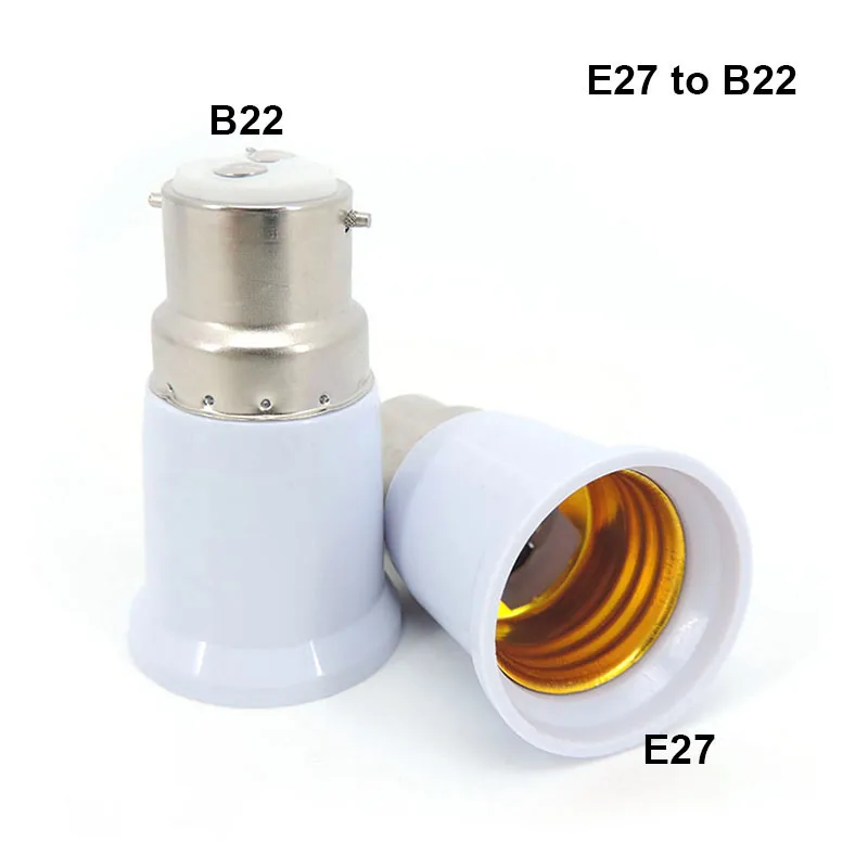 E27 to B22 Screw led Holder light Lamp base Socket Converter plug Light Bulb Adaptor Bayonet AC power Adapter Lighting Parts a1