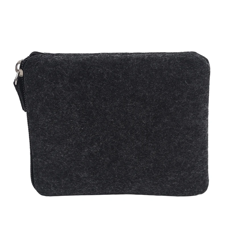 Felt Digital Storage Bags USB Data Cable Organizer Earphone Power Bank Storage Pouch Mouse Electronic Gadgets Organizer Case