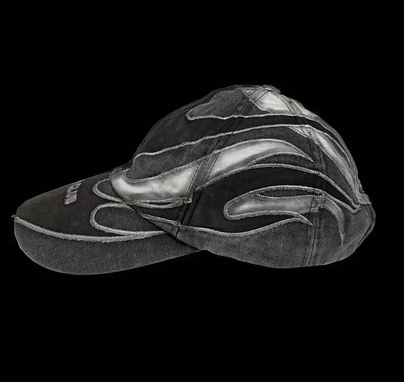 

Американская винтажная бейсболка с вышивкой в виде пламени Thug Club