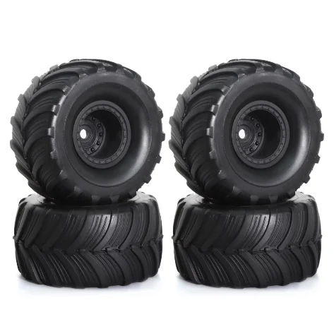 4 Stuks 52Mm 1.0 "Monster Truck Velgbanden Set Voor 1/18 Trx 4M 1/24 Fms Fcx24 Axiale Scx24 Ax24 Rc Crawler Auto Upgrade Onderdelen