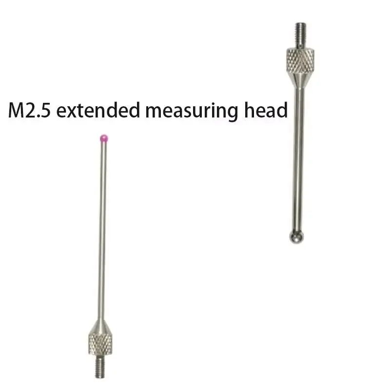 Industrial Grade M2.5 Precision Extended Measuring Head Ruby Gauge Needle Height Gauge Machine Tool Equipment