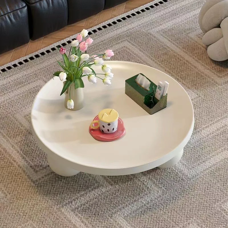 

High Fashion Modern Nordic Round Steel Coffee Table Simple Home Creative Design For Small Apartment Living Room Furniture