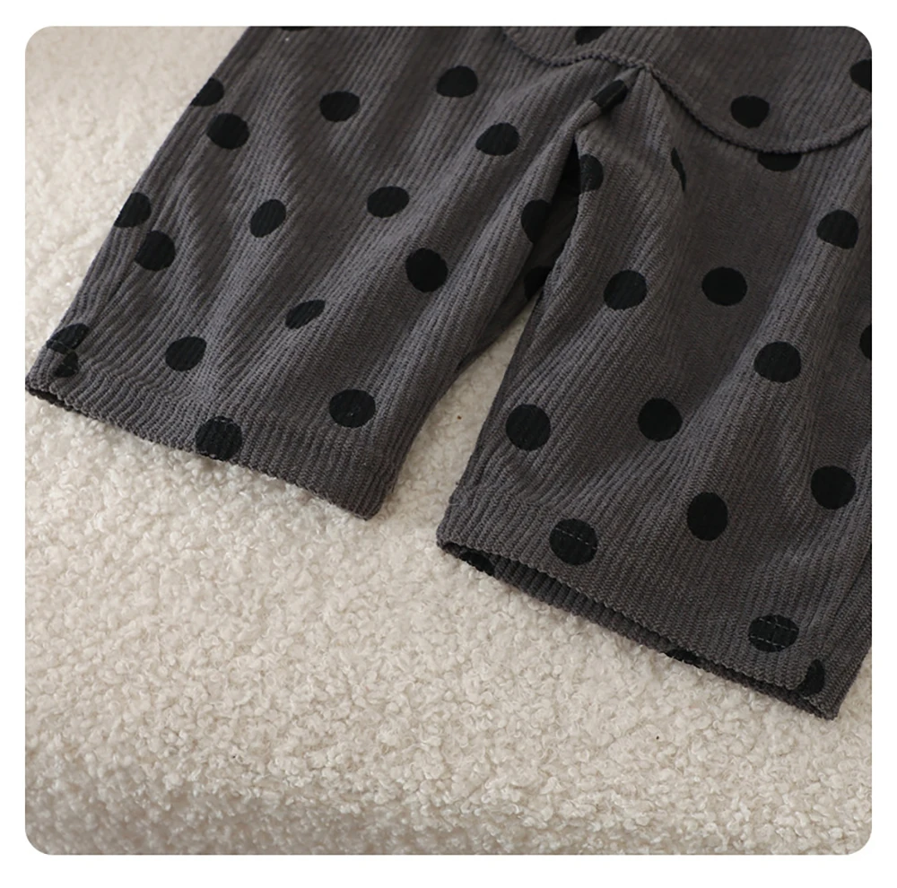Herbst-Babyhosen 0M-3T, Overall aus Cord, 4 Farben, Jungenhosen, lockere Passform, Blumenmuster, Baby-Jungenhosen – Detail 6