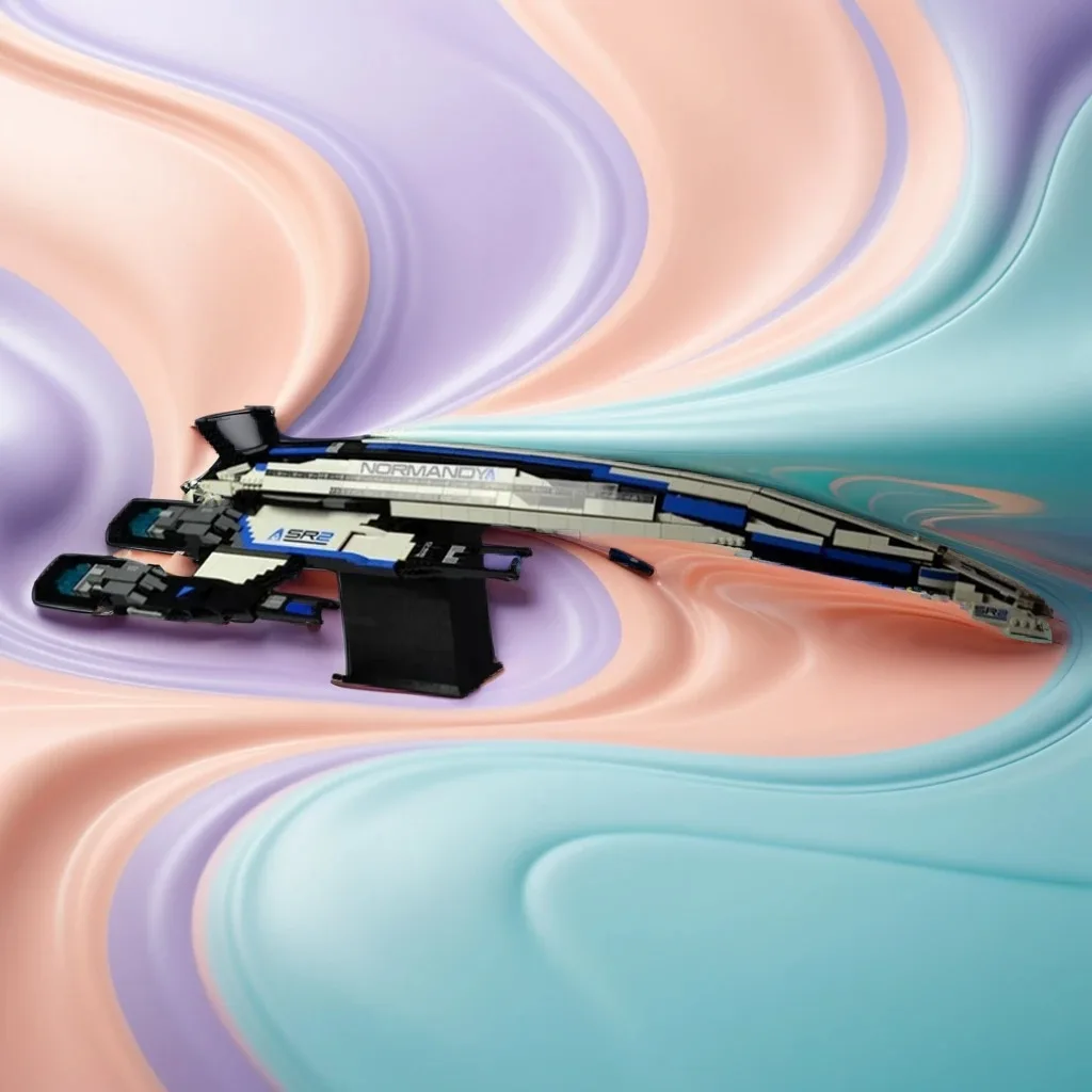 

3320 Pcs Masses Effects 3 Normandy SR-2 Spaceship Custom MOC Creation Building BlocksToys Gift