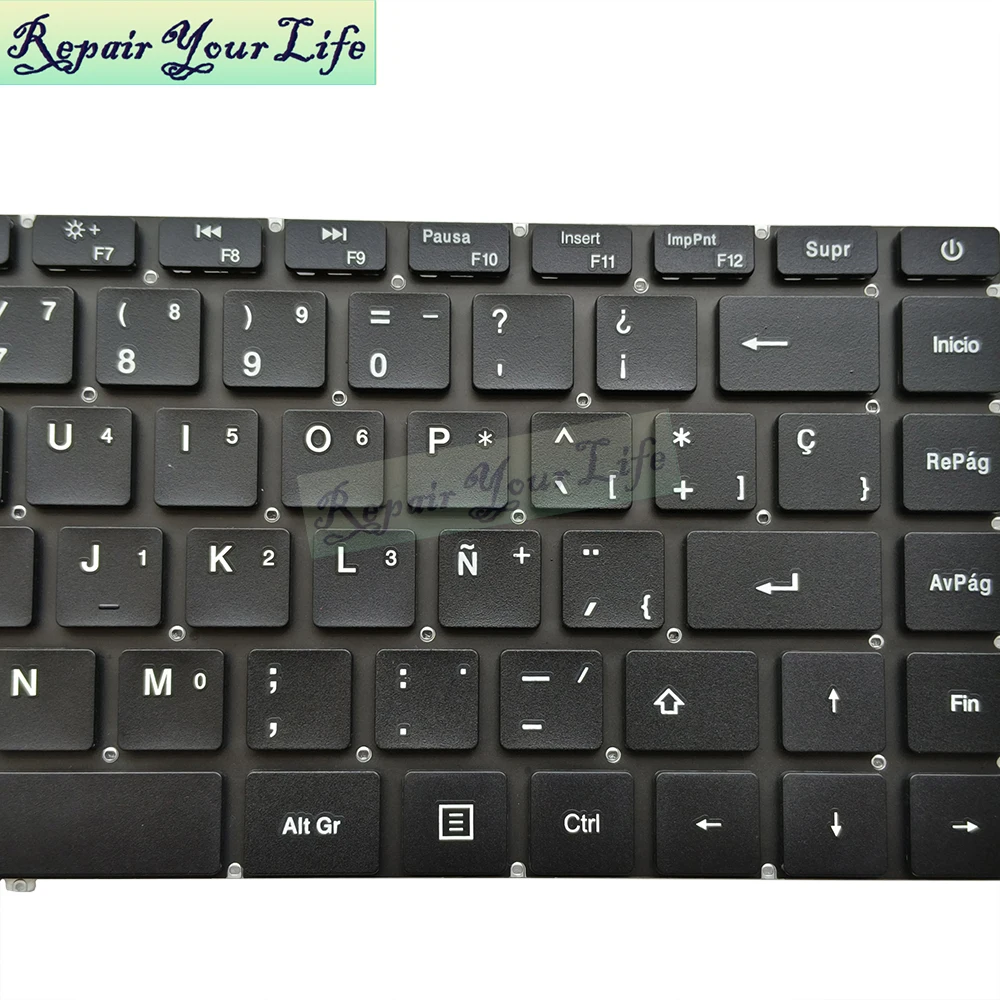 Spanish Laptop Keyboard For Gateway GWTN141-2 2BK 2BL GWTN141-3 3PR 14.1 GWTN141-2PR GWTN141-3BK GWTN141-3GR SP/ES Latin Teclado