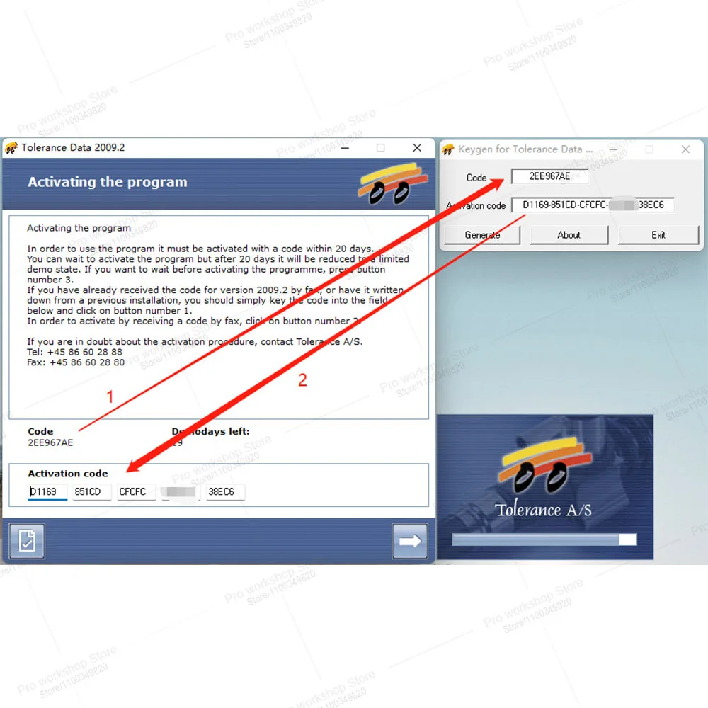 Software Tolerance Data 2009.2 with Keygen Car Repair Tool Link Diagnostic Tools Electric Equipment Auto Database Device Program